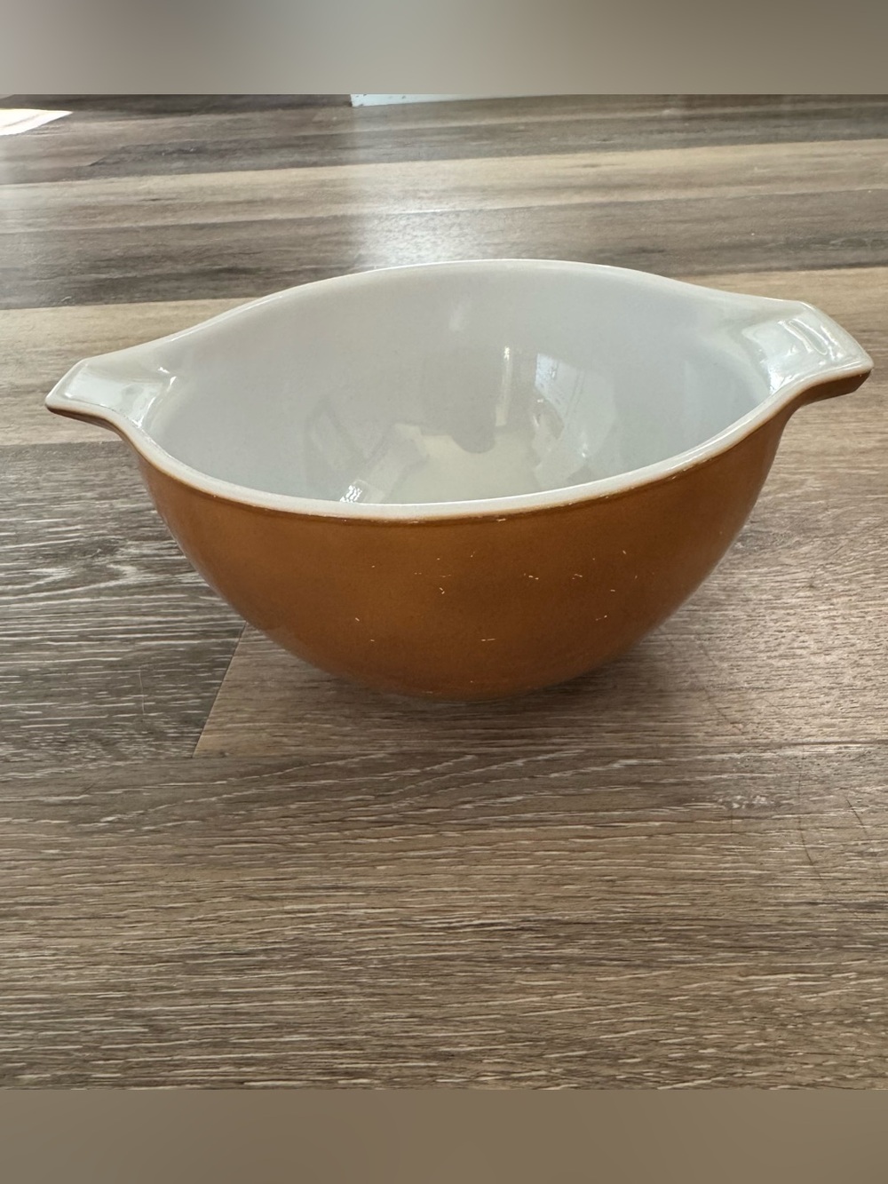 Vintage Pyrex #441 Brown Cinderella Mixing Bowl 1-1/2 PT Made in USA